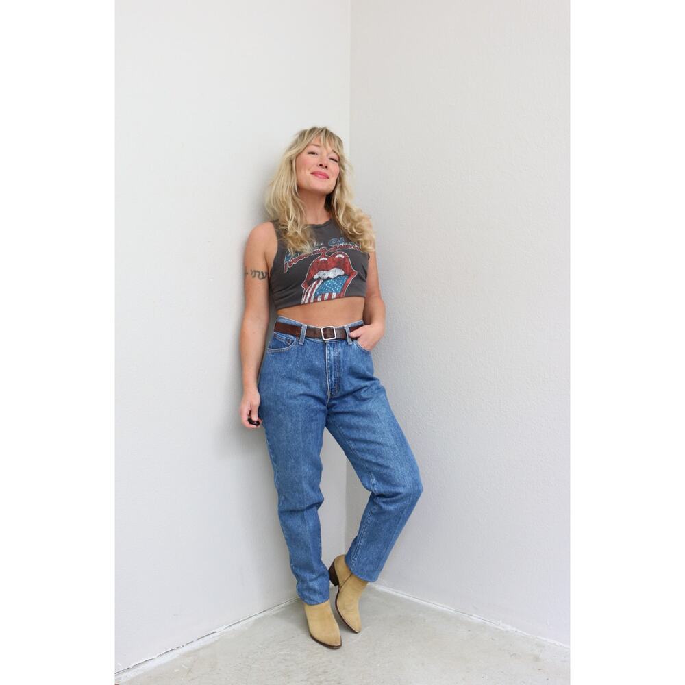 1980's Vintage Levi's USA Made Hourglass Mom Jeans ~ Women's SM MD 28" 29" Waist - Picture 9 of 10